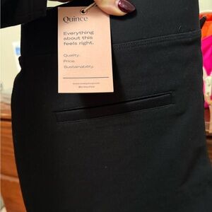 NWT QUINCE BLACK Pants L